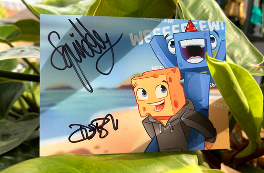 iBallisticSquid & AshDubh Signed Postcard!!