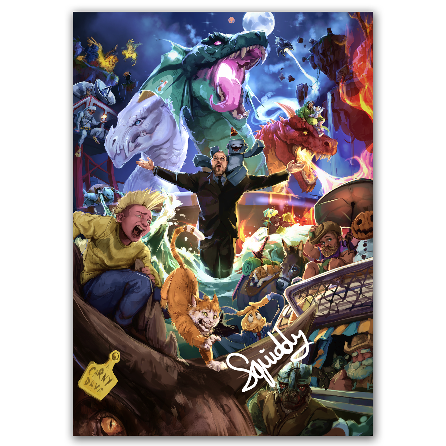 Hand-Signed | iBallisticSquid Poster
