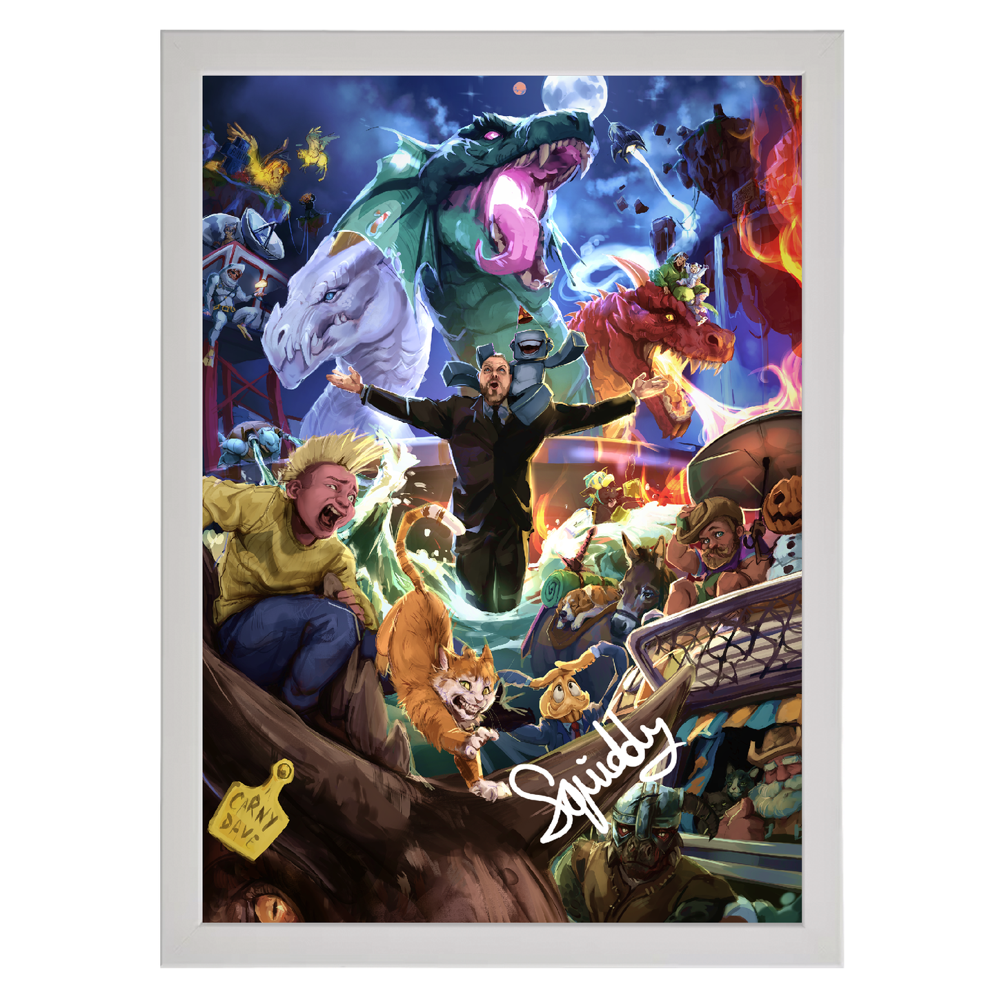 Hand-Signed | iBallisticSquid Poster